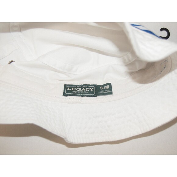 PITT Panthers Bucket Hat White with Pitt in blue & Gold Size S/M Unisex NEW - Picture 4 of 7